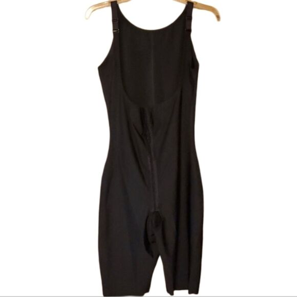 Isavela‎ Womans Black Open Bra Compression Bodysuit Shapewear Size XL - Picture 1 of 10